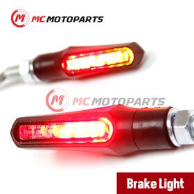 Rmtslt166smrdmm524001 Mc Motoparts T166 Led Turn Signal Indicator Light Tail Brake Lighting For Motorcycle