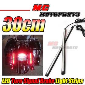 Rmttlsbc30rdywmm504 Mc Motoparts 300mm Led Front Fork Running Signal Strip Lights For Suzuki Motor