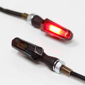 Tu-tslt225smrdtfu60101t24001 Mc Motoparts Wizard Cob Led Brake Tail Light Turn Signal Indicator For Motorcycle