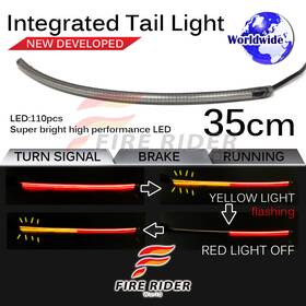 Wttlv35smrdyww9fr10 Mc Motoparts Frw 36cm Led Integrated Tail Light Brake Turn Signal For Universal Motorcycle