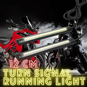 Cl3fattlsbc12whywcc0003 Mc Motorparts 12cm Yellow-white Led Turn Signal And Running Light For Ducati Panigale Monster