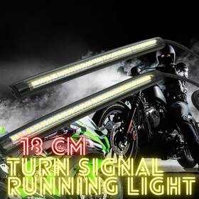 Cl3fattlsbc18whywcc0005 Mc Motorparts For Kawasaki Ninja Z-series Versys 18cm Led Turn Signal And Running Light Strips