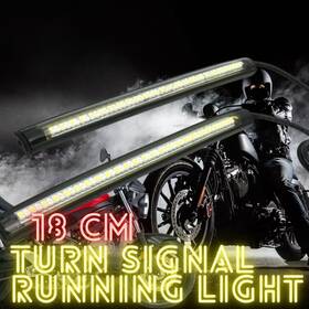 Cl3fattlsbc18whywcc0006 Mc Motorparts For Suzuki Hayabusa Gsx-r V-strom 18cm Waterproof Turn Signal And Running Led