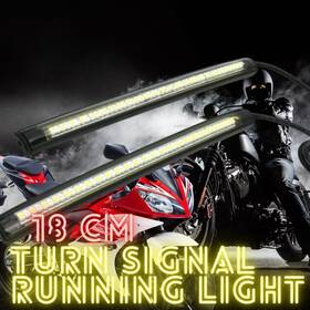 Cl3fattlsbc18whywcc0008 Mc Motorparts For Yamaha R1 Mt-series Xsr 18cm Led Turn Signal And Running Light Yellow-white