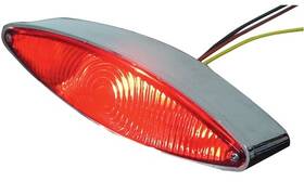 11241 Mid Usa Led Cateye Tail Light Lamp - Harley Chopper Bobber Sportster Dyna Softail