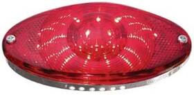 11247 Mid Usa Led Super Thin Cateye Tallight Harley Custom Use