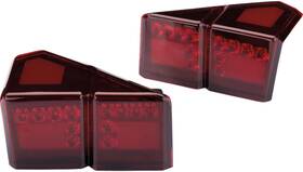 100-3442-pu Moose Utility Offroad Led Taillights - Red