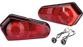 100-3451-pu Moose Utility Offroad Led Taillights - Red