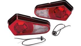 100-3452-pu Moose Utility Offroad Led Taillights - Red