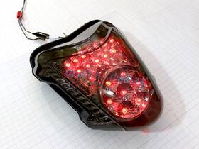 M201s Moto-decal Led Rear/tail Light Int. Brake Turn Signal For 2008-2019 2011 Hayabusa Gsx1300r