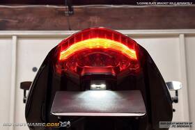 D-21mst-r Motodynamic Integrated Turn Signal Led Tail Light Red Lens Fits 2021-2025 Ducati Monster 937