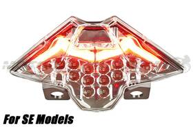 K-24nz500-se-c Motodynamic Sequential Turn Signal Led Tail Light Clear Fits 24-26 Ninja 500 Z500 Se Models