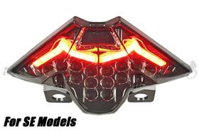 K-24nz500-se-s Motodynamic Sequential Turn Signal Led Tail Light Smoke Fits 24-26 Ninja 500 Z500 Se Models
