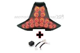 K-24zx6r-s Motodynamic Fits 2024-2025 Kawasaki Ninja Zx-6r Sequential Turn Signal Led Tail Light Smoked