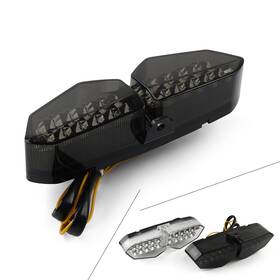 Motohij 336245250017 Led Integrated Turn Brake Tail Light For Yamaha Yzf R6 2003-2005 R6s 06-08