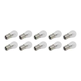 Motoparty M03-6v-t-1-mtp 6v 21/5w Tail Brake Light Bulb Rear Indicator For 10pcs Silver