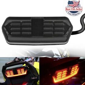 Tmp-14btl007-hd006-sm Motorcycle Integrated Led Turn Signal Brake Tail Light Fit Honda Grom 125 Msx