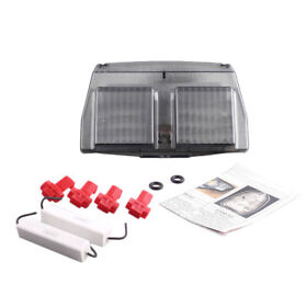Motorcycle Led Tail Brake Lights Taillamp Smoke For Suzuki Gsxr1000 2003-2004
