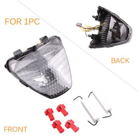 Motorcycle Smoke Tail Light Brake Turn Signal Fit For Honda Cbr250r 2011 2012