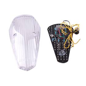 Tube-47yfmd146w Motorshop168 Led Taillight With Turn Signal Fit Honda 2004-07 Shadow Aero 750 Rear Brake Light