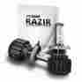 Mt-h4-hl-6 Razir H4 9003 Harley-davidson Led Headlight High Low Leds 4200 Lumens