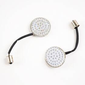 Led-z1156-ye Mzyparts #sp14 2 Inch 1156 Led Turn Signals Blinker Light For Harley Touring Street Glide Road King
