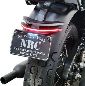 New Rage Cycles 781159838866 Fender Eliminator Black Fits 17-24 Triumph Bonneville T100/t120 Bonneville-fe