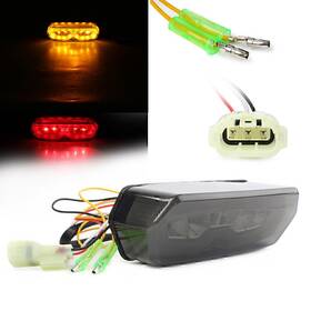 Newyoutube 550743735894 Brake Rear Tail Light Breaking Lamp Smoke Lens Fit 14-16 Honda Grom/msx 125 S