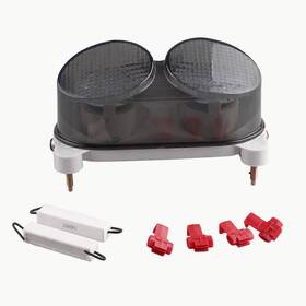 Nomura 550714434436 Led Taillight For Kawasaki Ninja Zx6r Zx9r 1998-2002 Smoke Light With Turn Signal
