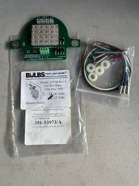 39153973a Norton 1970-1974 Commando Led Tail/brake Light Insert -new