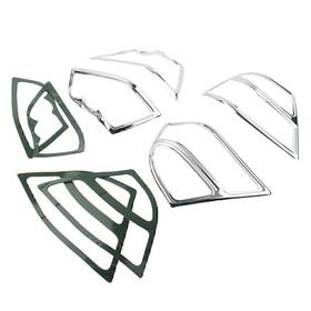 Oneclubaa 612345249251 Fairing Saddlebag Light Accent Trim Abs Chrome Fits Honda Goldwing Gl1800 06-11