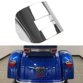 Onegogogo 550753631735 Chrome Tail Light Visor Cover For Harley Tri Glide Flhtcutg 2009-2023 Flhxxx