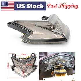 Onestart 323456491902 Led Integrated Tail Turn Signals Light For Kawasaki Zx-6r Z125 Z800 2013-2018 Us