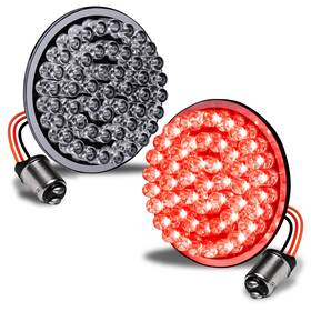 Sil9152 Online Led Store True Mods 2 Inch 1157 Rear Red Turn Signal Tail Brake Light For Harley Davids