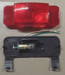 Rvst61p Optronics Stop Tail Turn Incandescent Light Ds With License Plate Holder