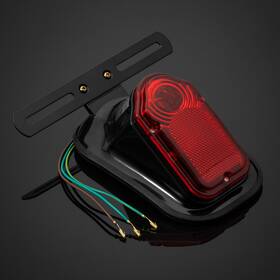 B170hl039oo2x Oumurs Rear Tail Light License Plate Lamp For Harley Sportster Bobber Chopper Cruiser