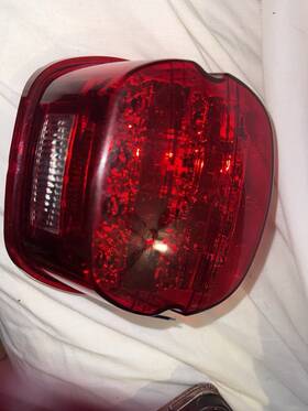 Mpp2170hl02902-5f Oumurs Red Tail Brake Led Light Running Lamp For Harley Electra Glide Road King