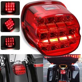 Mpp217ohloooo29o2 Oumurs Led Tail Light Lens Brake Rear Lamp For Harley Dyna Softail Touring Road Glide
