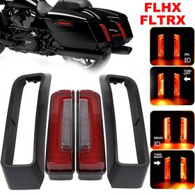 Mppc0oooohloo18ooo2 Oumurs For Harley Street Glide Fltrx Flhx Rear Fender Led Saddlebag Side Running Light