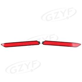 Pair Led Rear Bumper Reflector Brake Light For Toyota Camry Reiz Matrix Venza