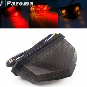 Tl-899-sk Pazomaracing Led Tail Brake Light With Smoke Lens For Honda Cb1000/c/r Suzuki Boulevard Kawasaki