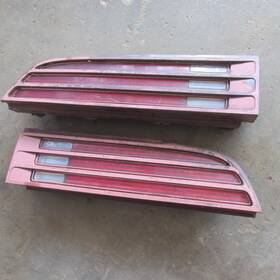 5949777 Pontiac 74 75 76 77 78 Firebird Trans Am Original Gm Tail Light Lamp Set With Bezels