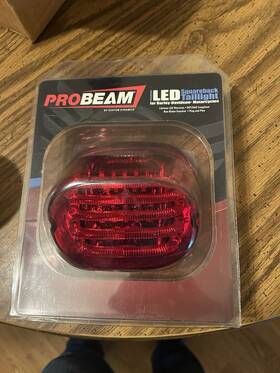 20101366 Probeam 210-1366 Led Squareback Taillight Harley-davidson Motorcycle 68245-03