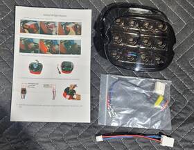 X002wqj9h1 Quasco Led Tail Light - Smoke For Harley Touring Sportster Xl 883 1200