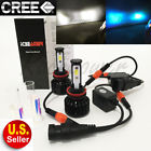 Ra-mo-b2-cob-h11-10k-lo Unbranded Cree Led Cob White Blue Conversion Kit Headlight Bulb