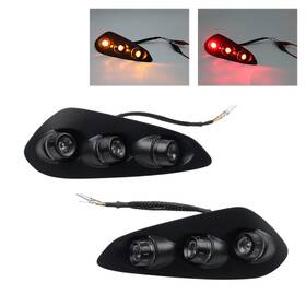 Raimukurijinusa 550747286750 Integrated Tail Light Rear Turn Signal Fit Bmw S1000rr 2023 2024 Black