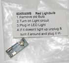604886wb Red Replacement Harley Led Fender Tip Chip Kuryakyn Panacea Light