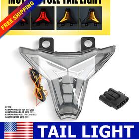 Wwd-xzd-26542 Refitting-auto-part Integrated Led Tail Light Turn Signals For 2013-2023 Kawasaki Z1000 Clear Lens A