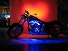 Blk-cnt-1264 Remote Led Lighting Kit Control Efx Blue Motorcycle Flexible Neon