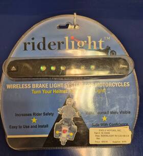 Riderlight 091691010082 Motorcycle Helmet Wireless Brake Light System